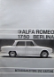 Preview: Alfa Romeo 1750 Berlina 1968 Owner Manual (0001)